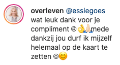 Evelien vaags review compliment