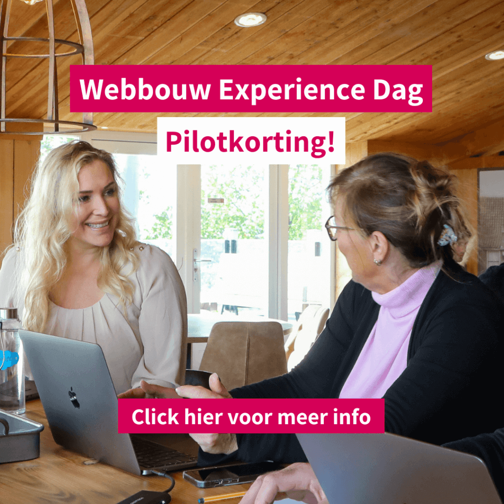 Webbouw Experience dag pilot